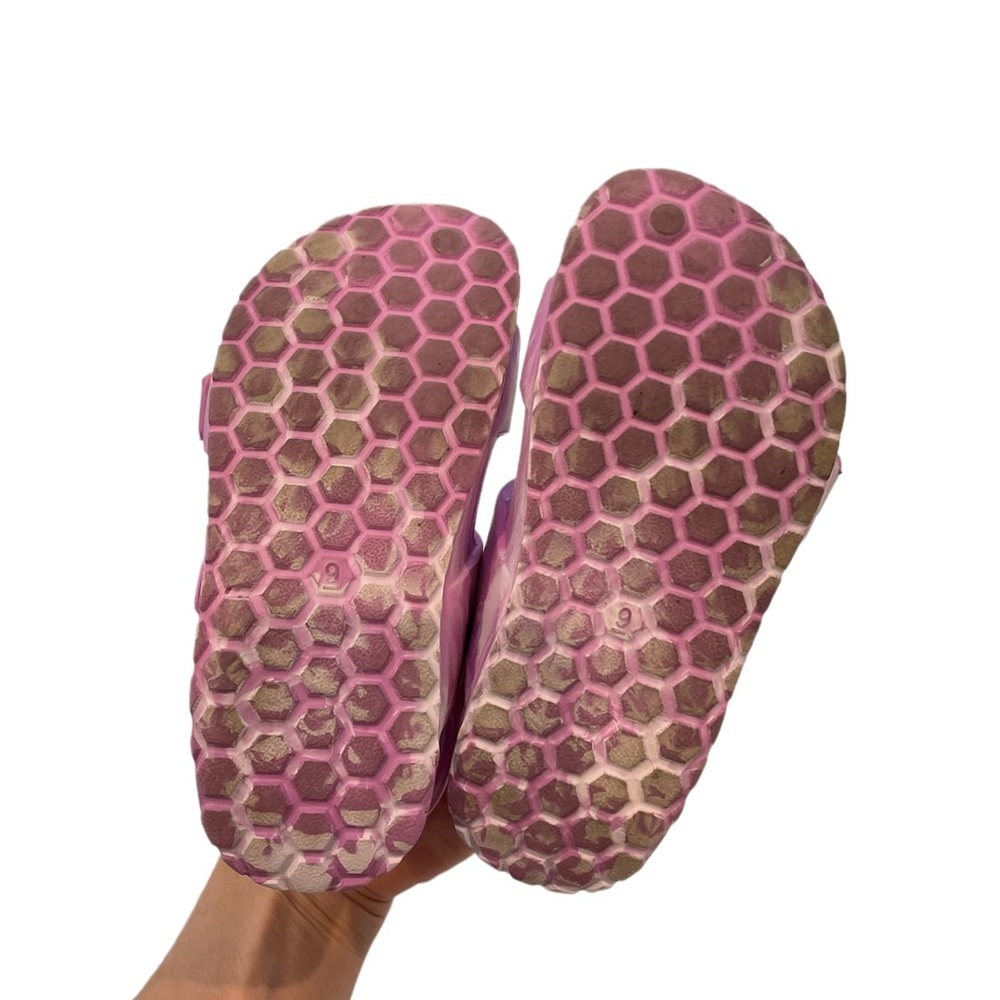 Cat and Jack girls purple swirl sandals - Picture 3 of 3